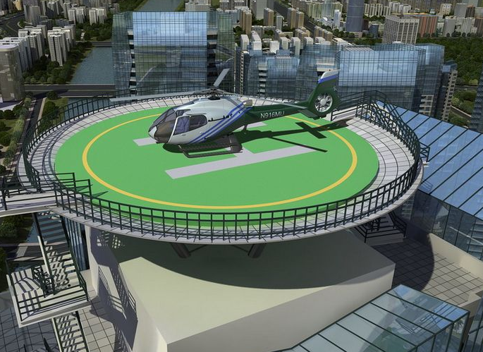 高層建筑的屋頂直升機停機坪有什么作用